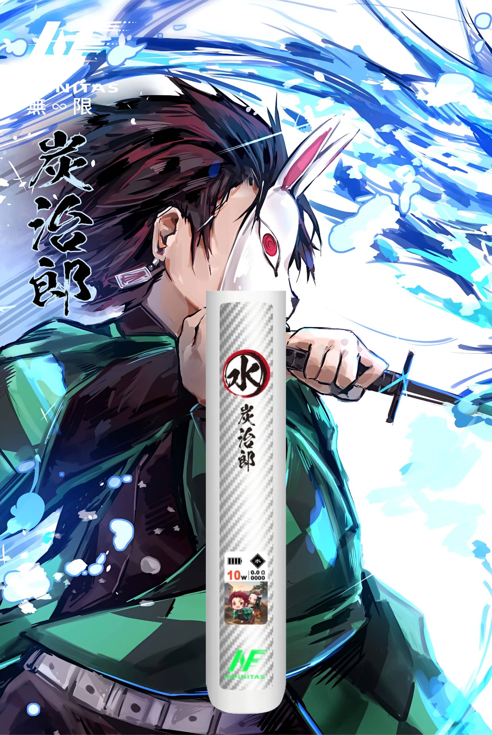 INF 鬼滅之刃聯名六代主機｜碳纖維外殼與顯示區域實拍